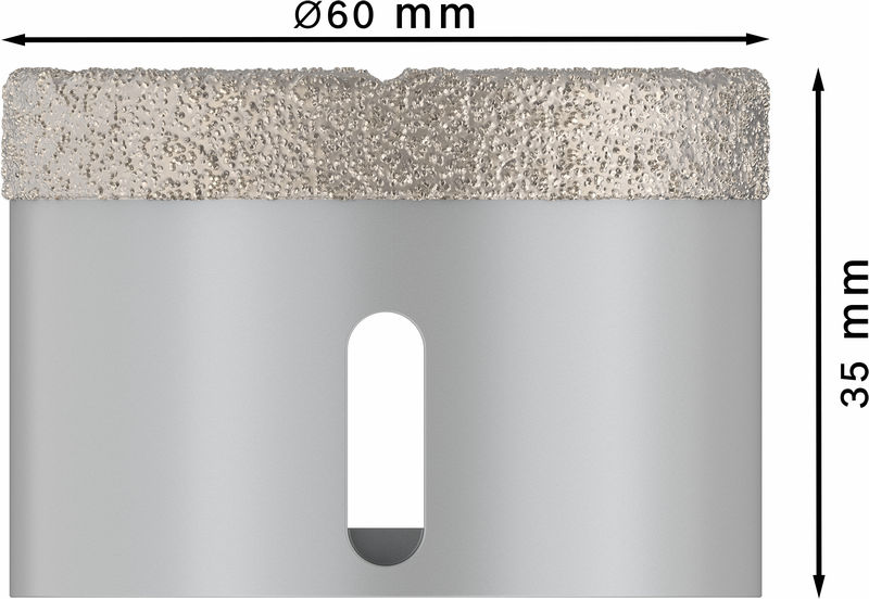 Corona en seco PRO Ceramic dry, 60 x 35 mm, X-Lock