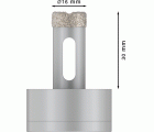 Corona en seco PRO Ceramic dry, 16 x 30 mm, X-Lock