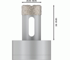 Corona en seco PRO Ceramic dry, 20 x 35 mm, X-Lock
