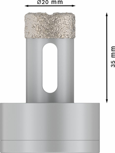 Corona en seco PRO Ceramic dry, 20 x 35 mm, X-Lock