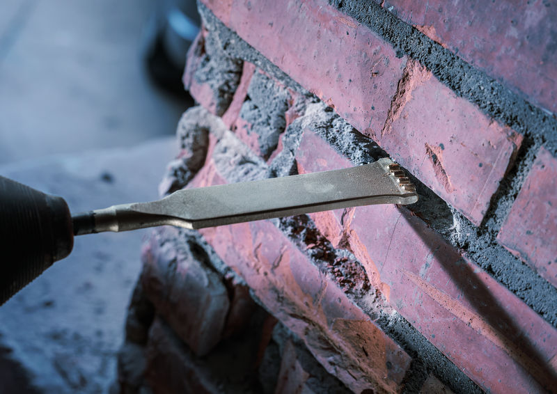 Cincel para mortero PRO SDS plus-5C con punta de carburo, 32 x 200 mm