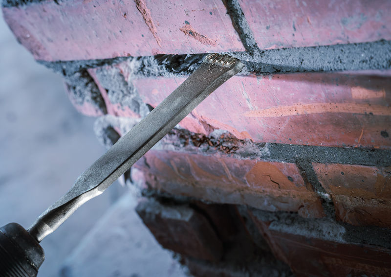 Cincel para mortero PRO SDS plus-5C con punta de carburo, 32 x 200 mm