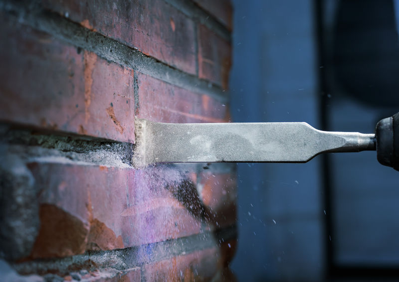 Cincel para mortero PRO SDS plus-5C con punta de carburo, 32 x 200 mm