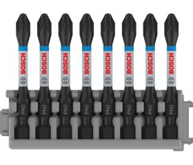 Broca PRO Phillips Impact, PH2, 55 mm, 8 uds.