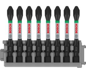 Broca PRO Pozidriv Impact, PZ2, 55 mm, 8 uds.