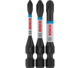Punta PRO PH Impact, PH1 x 55, PH2 x 55, PH3 x 55 mm, 3 uds.