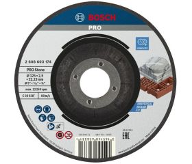 Disco de corte PRO Stone, 125 x 2,5 x 22,23 mm