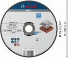 Disco de corte abrasivo PRO Stone, 180 x 3 x 22,23 mm, recto