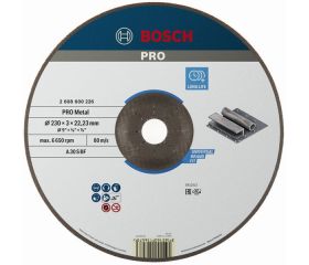 Disco de corte abrasivo PRO Metal, 230 x 3 x 22,23 mm, oSa