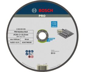 Disco de corte abrasivo PRO Stainless Steel de larga vida útil para amoladoras grandes, diámetro interior de 22,23 mm