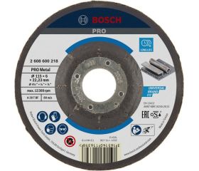 Disco de desbaste PRO Metal, 115 x 6 x 22,23 mm, oSa