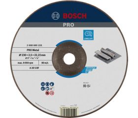 Disco de corte abrasivo PRO Metal, 230 x 2,5 x 22,23 mm, oSa
