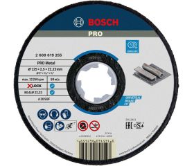 Disco de corte abrasivo PRO Metal para amoladoras pequeñas, X-Lock