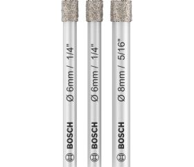 Set de brocas PRO Ceramic dry para taladros/atornilladores de impacto y rotativos, vástago de inserción cilíndrico