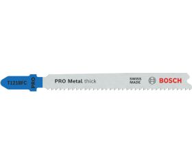 Hoja de sierra de calar PRO Metal thick T121BFC 92 mm, 3 uds.