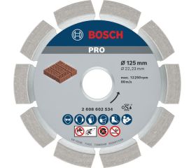 Disco de corte con diamante PRO Mortar para amoladoras pequeñas, diámetro interior de 22,23 mm