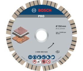 Disco de diamante PRO Stone, 150 x 22,23 mm