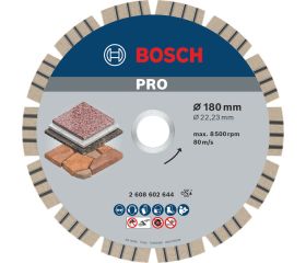 Disco de corte con diamante PRO Stone para amoladoras grandes, diámetro interior de 22,23 mm