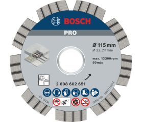 Disco de diamante PRO Concrete, 115 x 22,23 mm