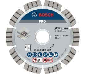 Disco de diamante PRO Concrete, 125 x 22,23 mm
