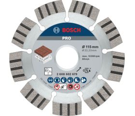 Disco de corte con diamante PRO Abrasive para amoladoras pequeñas