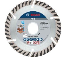 Disco de corte con diamante PRO Multi Material para amoladoras pequeñas, diámetro interior de 22,23 mm