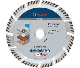 Disco de corte con diamante PRO Multi Material, 180 x 22,23 mm