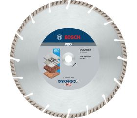 Disco de corte con diamante PRO Multi Material, 300 x 20 mm