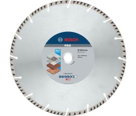 Disco de corte con diamante PRO Multi Material, 350 x 25,4 mm