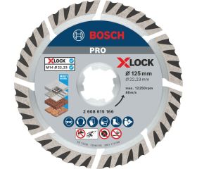 Disco de diamante PRO Multi Material X-Lock, 125 x 22,23 mm, 22,23 mm