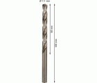 Broca helicoidal PRO Metal HSS-G, longitud estándar, 7,1 x 69 x 109 mm, 10 unidades
