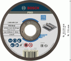 Disco de corte abrasivo PRO Metal, 115 x 1,6 x 22,23 mm, oSa