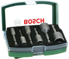 Set con 6 llaves de vaso para atornillar