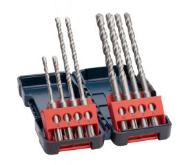 Set de 8 brocas para martillo SDS plus-3, Tough Box 5 - 10 mm