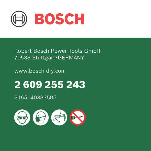 Broca salomónica para madera, hexagonalD = 16,0 mm; L = 450 mm