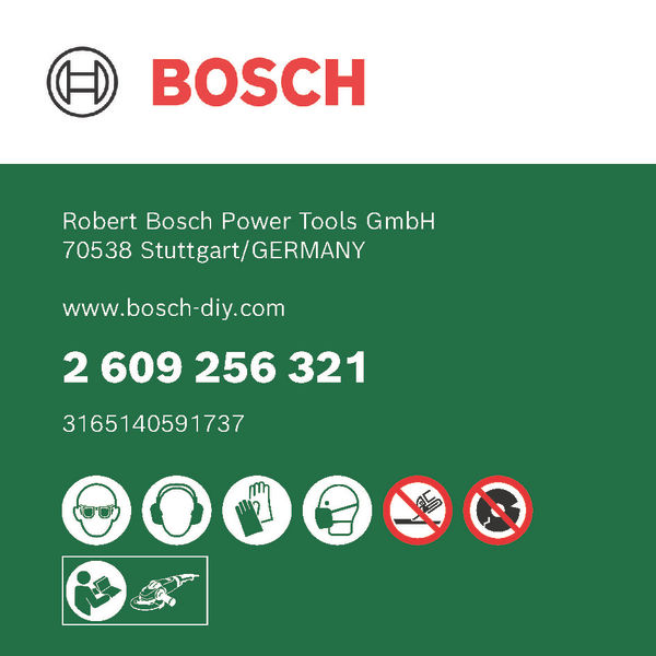 Disco de corte recto, inoxidableD = 115 mm; grosor= 1,6 mm