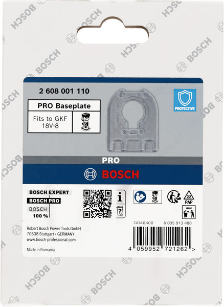 Placa de soporte PRO en forma de D, 7 x 93 x 118 mm