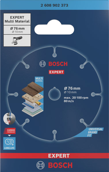 Disco de corte EXPERT Carbide Multi Wheel de 76 mm, 10 mm