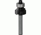 Broca fresadora para redondeo PRO, R 1/8″, vástago de 1/4″