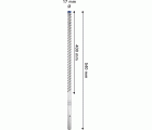 Broca para martillo EXPERT SDS max-8X de 17 x 400 x 540 mm