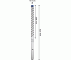 Broca para martillo EXPERT SDS max-8X de 19 x 200 x 320 mm