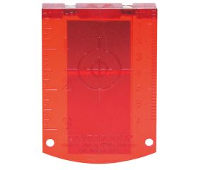 Blanco de comprobación Placa reflectora de medida (rojo)