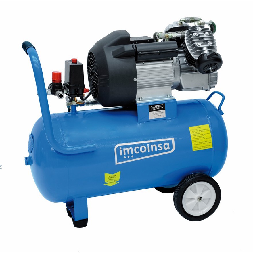 COMPRESOR BRICO 3HP/50LT-M CILINDROS \"V\"