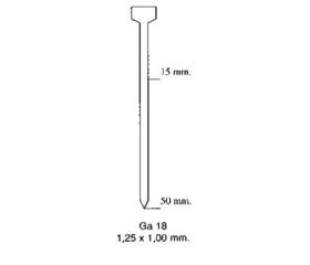 Punta TI-PIN para clavadora-grapadora modelo SF50/40 combinada Imcoinsa