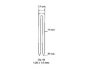 Grapa para clavadora - grapadora SF50/40 combinada Imcoinsa
