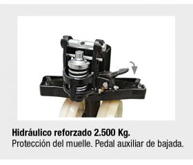 Transpaleta profesional plus 2.500 Kg Imcoinsa