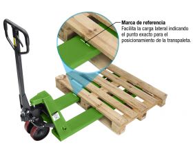 Transpaleta profesional plus 2.500 Kg Imcoinsa