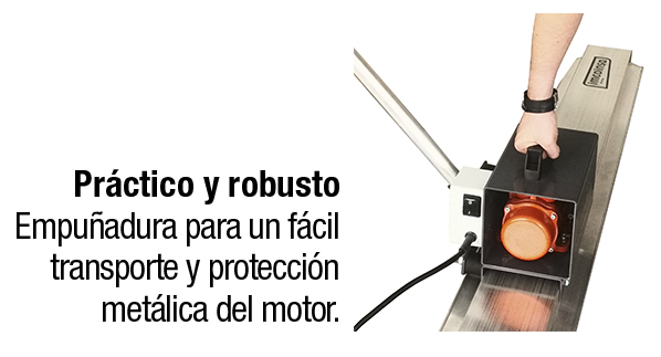 Regla vibrante mango simple con motor eléctrico Imcoinsa