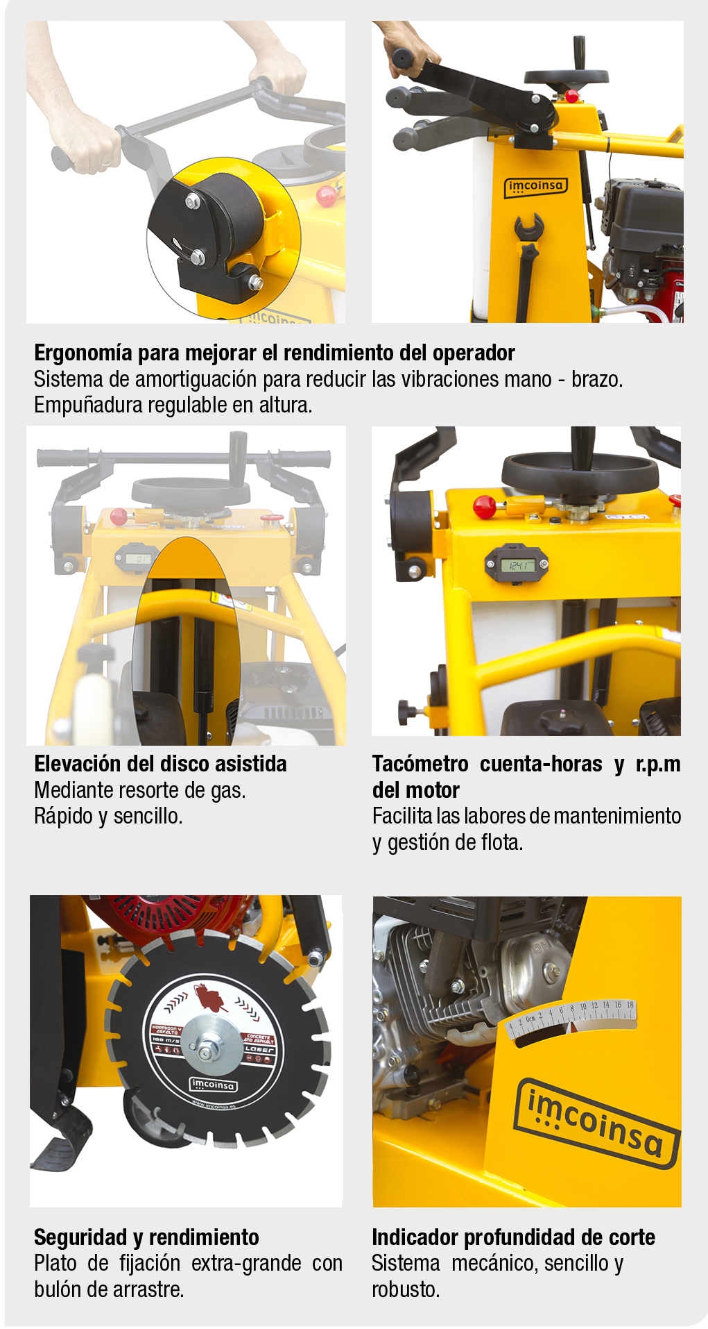 Cortadora de juntas Imcoinsa