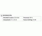 Bandeja compact vibration series 90 kg Imcoinsa